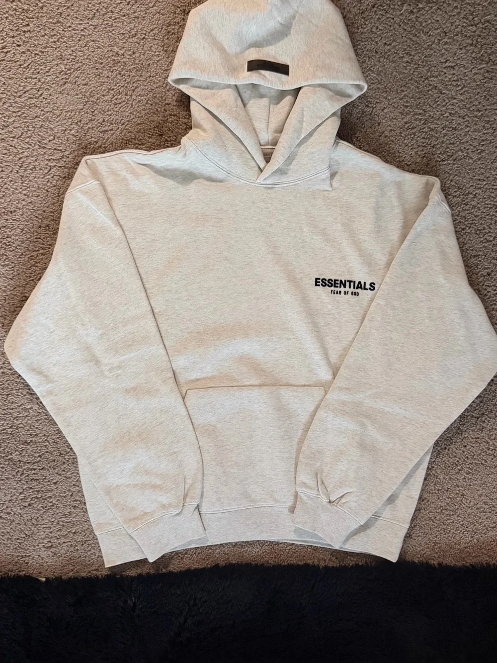 Fear of God ESSENTIALS Light Gray Hoodie - Men's